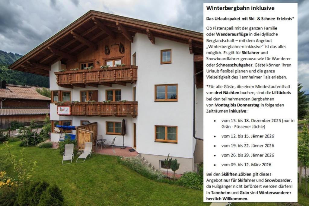 Ferienwohnungen Bauernhof Andreas Kleiner 坦海姆 外观 照片